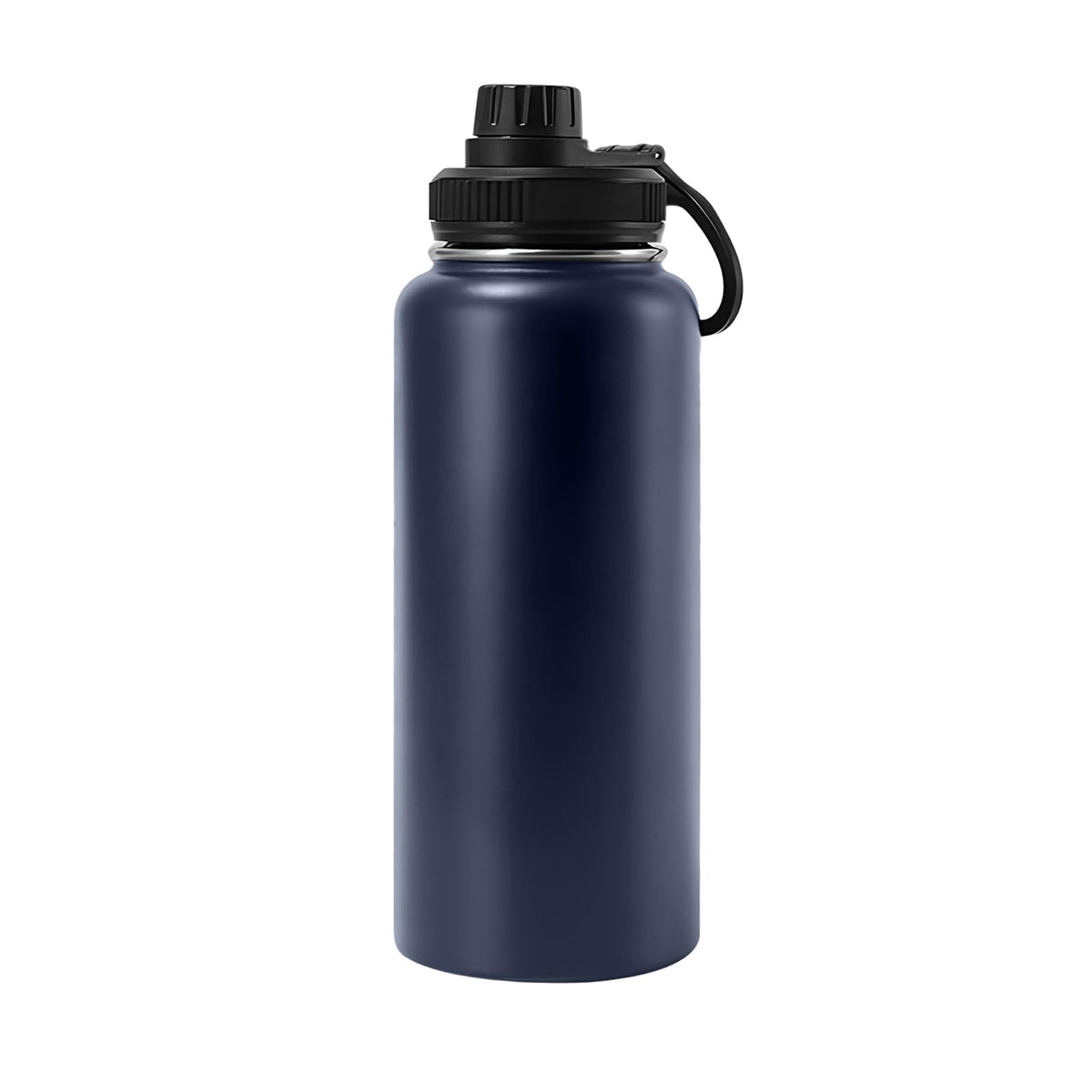 GJV 32oz bottle with handle in stainless steel for easy carrying.