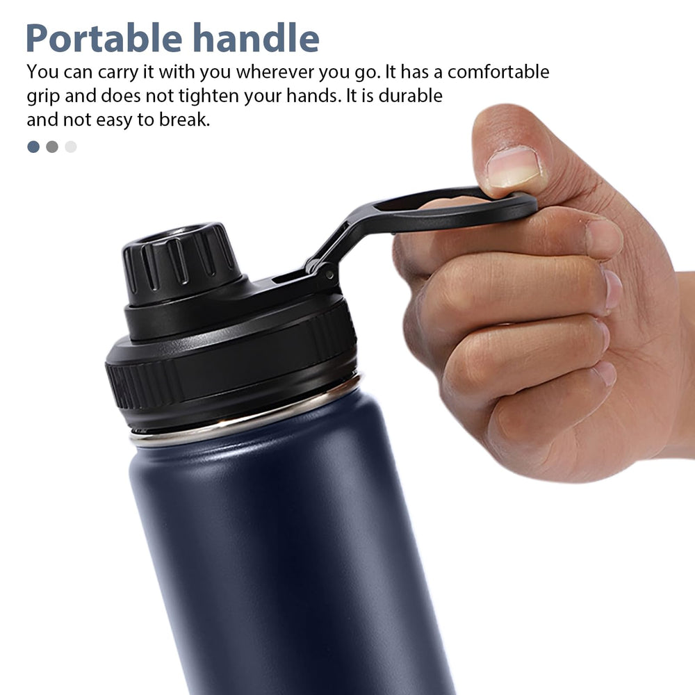 GJV 32oz bottle with leak-proof cap for travel and safe transport.