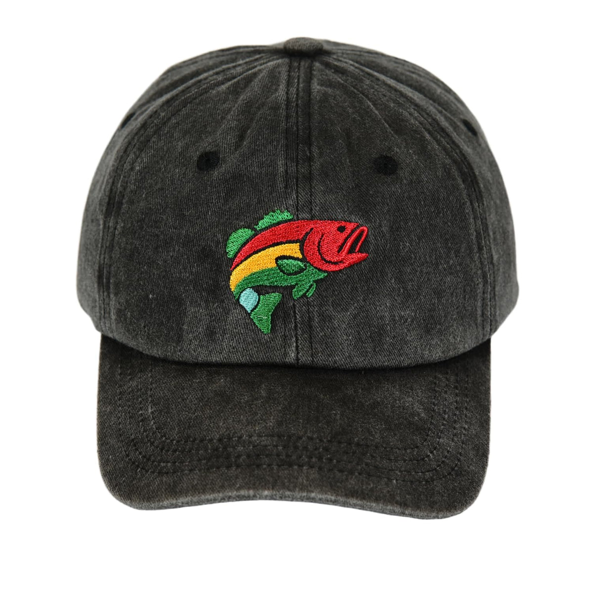GJYCHL fishing hat with Fish On embroidery on the front for outdoor style.