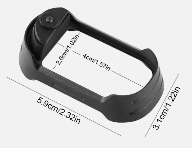 GL0CK aluminum magwell cover top view emphasizes durable protection and low-profile fit.