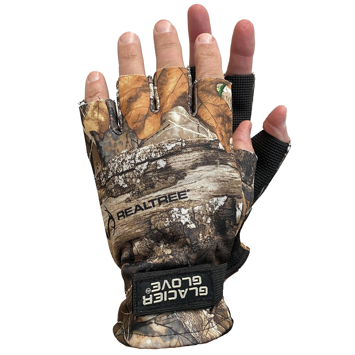Glacier Glove Alaska River fingerless design highlighting dexterity for outdoor tasks.