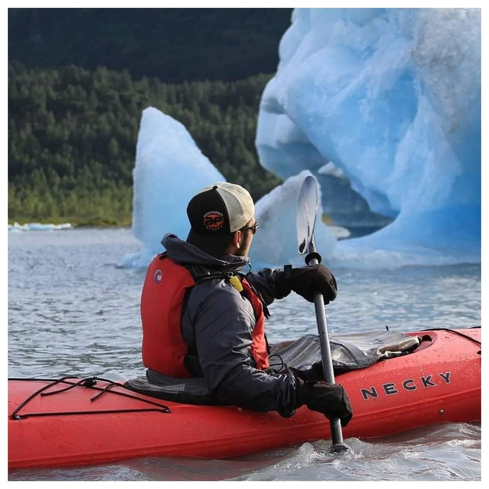Glacier Glove Alaska River Flip Mitt thumb slit for easy tasks.