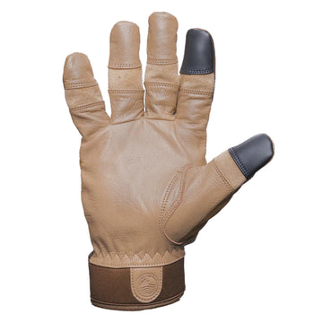 Glacier Glove El Jefe close-up of leather grain for premium feel