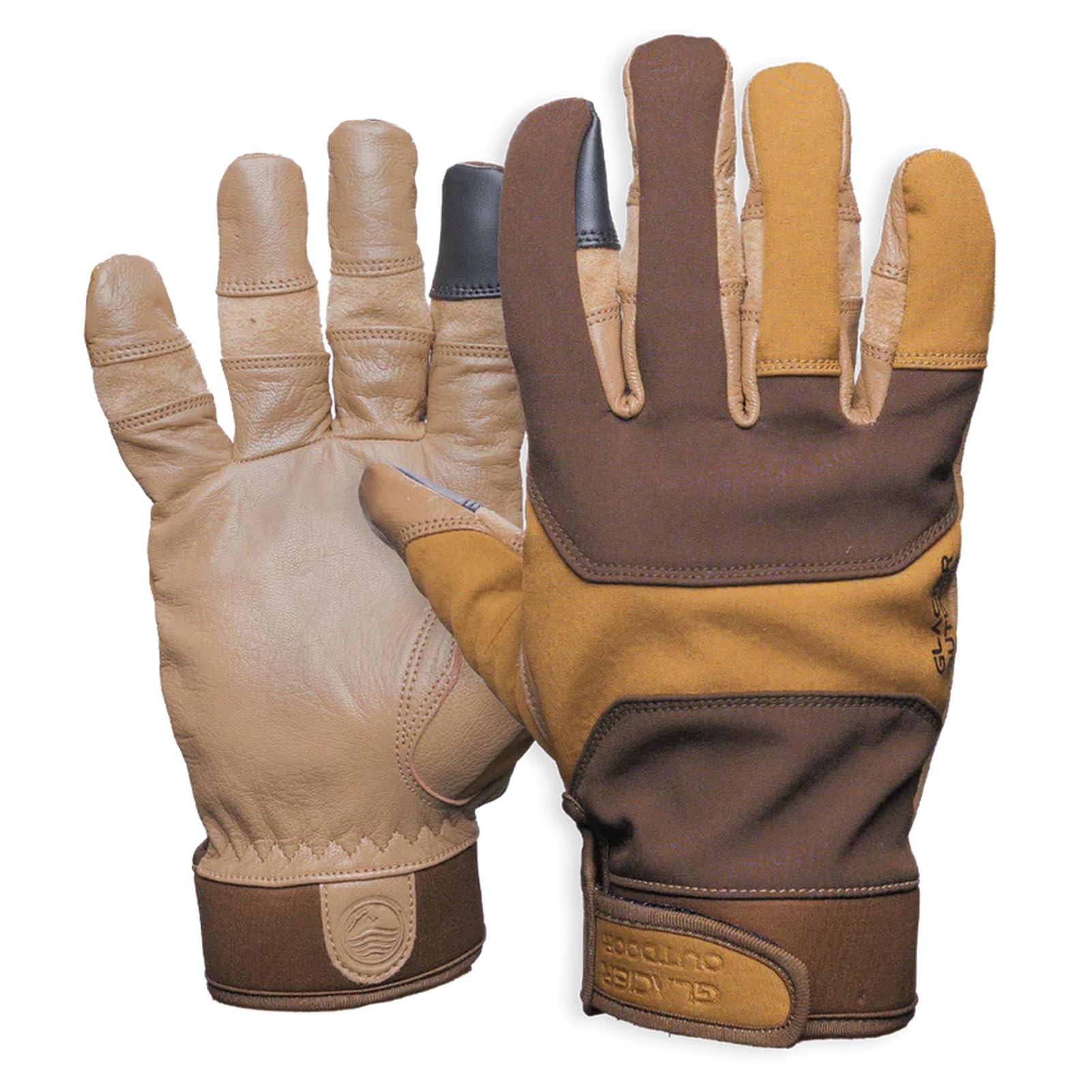 Glacier Glove El Jefe top view shows rugged leather construction for durability
