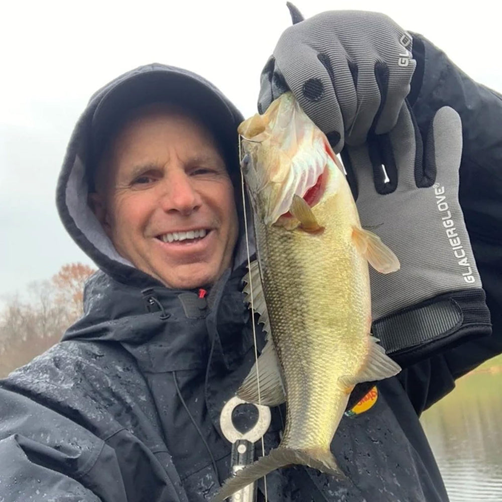 Glacier Glove Elite Angler form-fitted 4-way stretch for dexterity