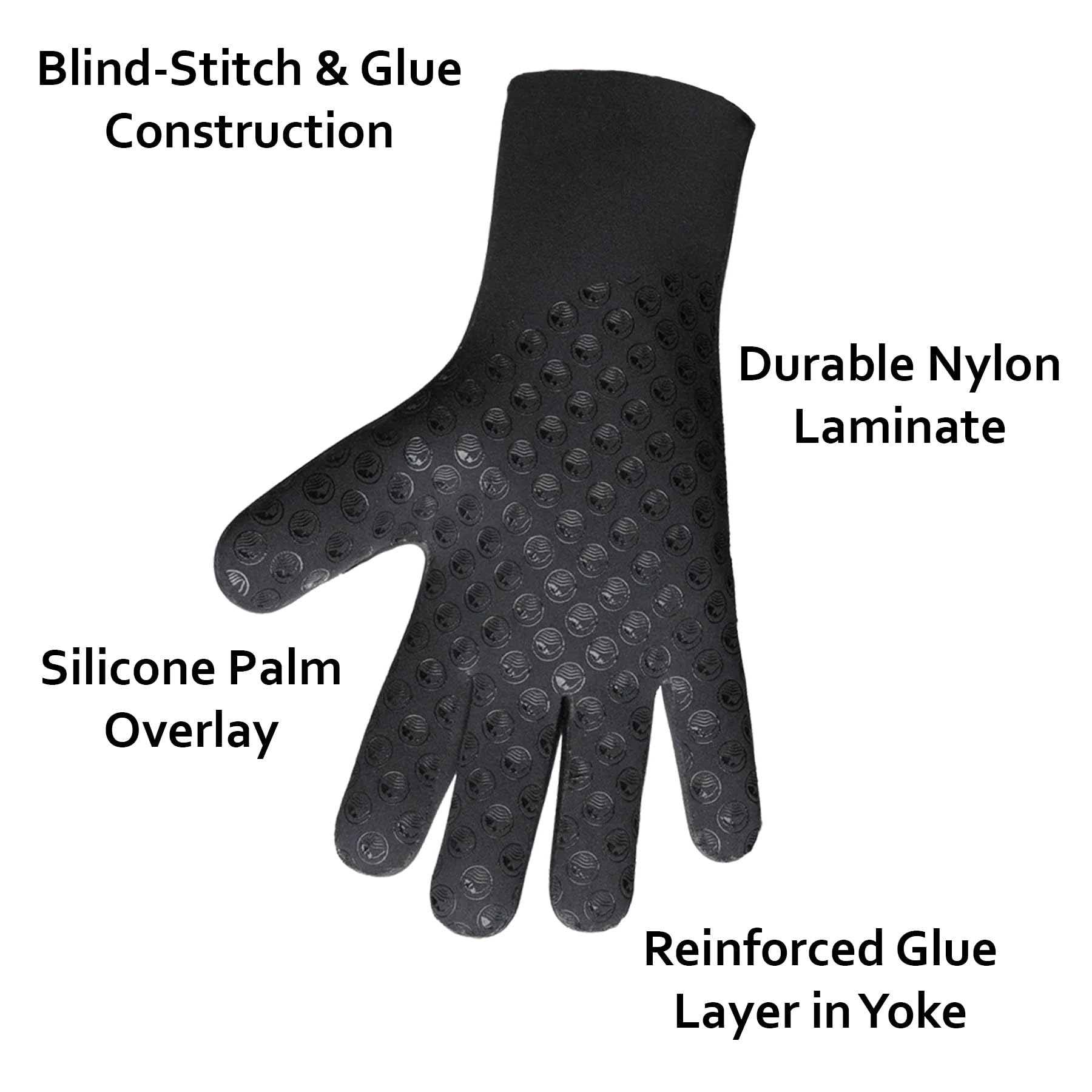 Glacier Glove HydroGrip Max ergonomic design for extended outdoor wear