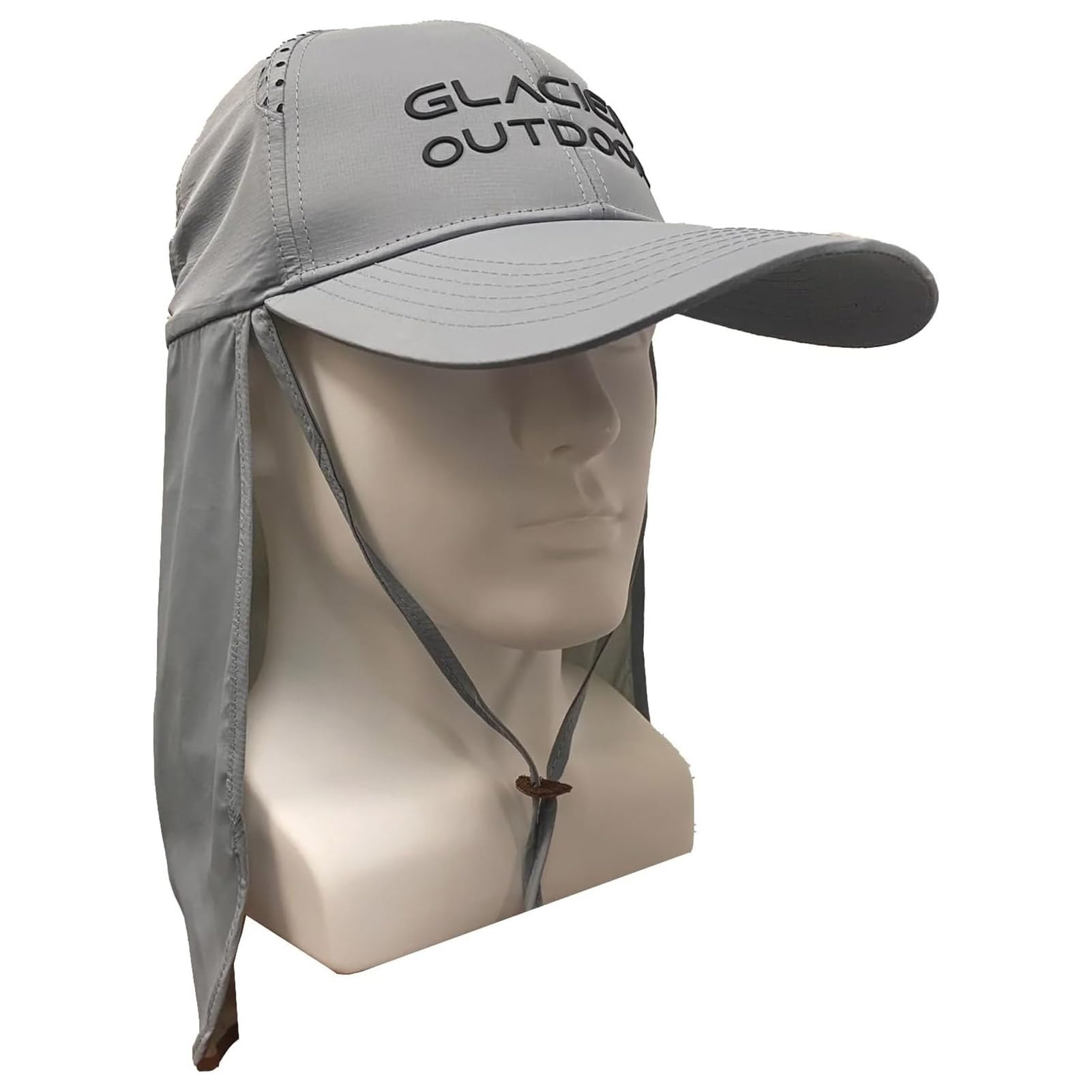 Glacier Glove Mojave Sun Hat gray front view with UPF 50+ protection