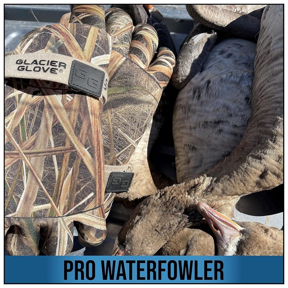 Glacier Glove Pro Waterfowler seamless palm keeps hands dry during wet hunts.