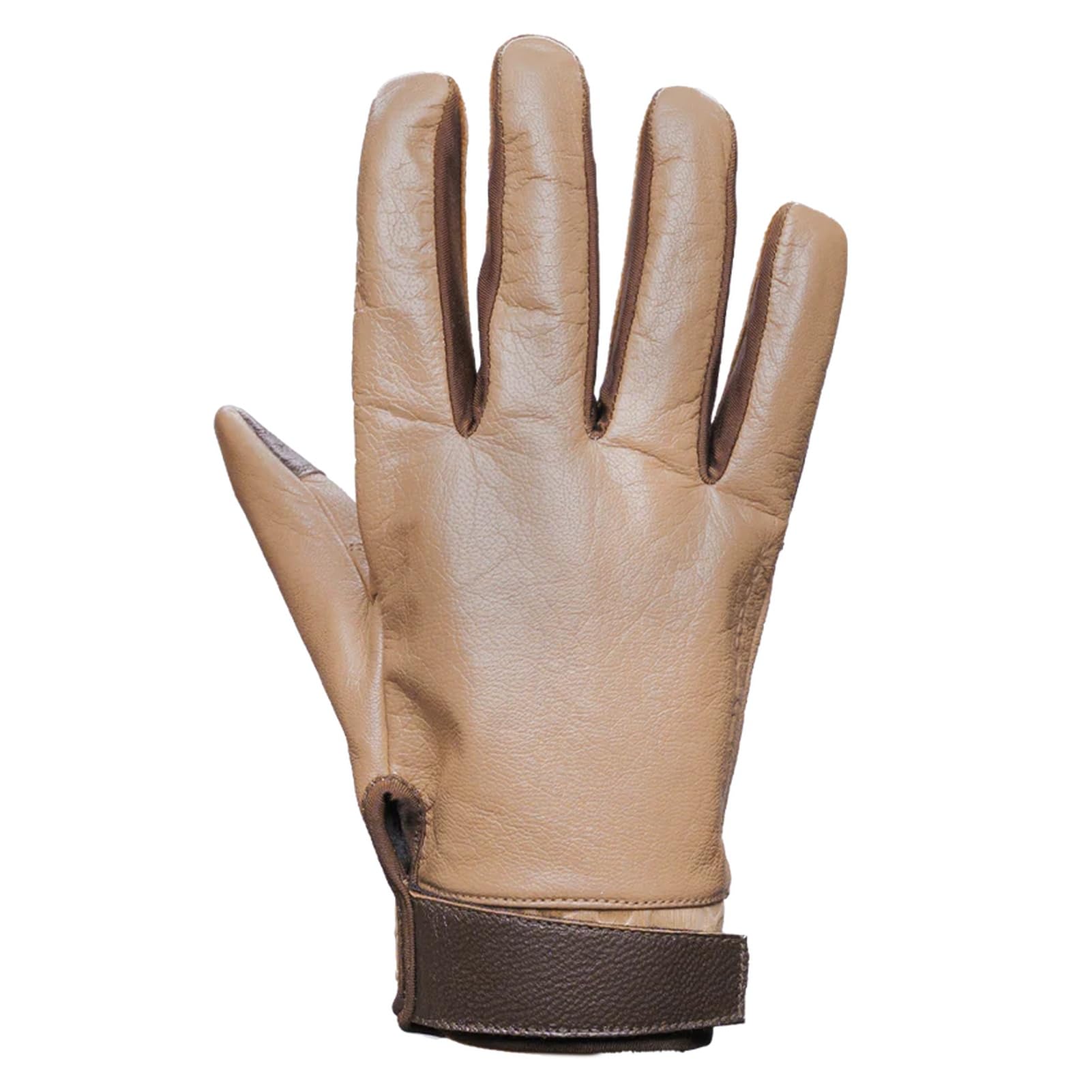 Glacier Glove Pursuit Velcro pull tab demonstrates easy on-off secure closure