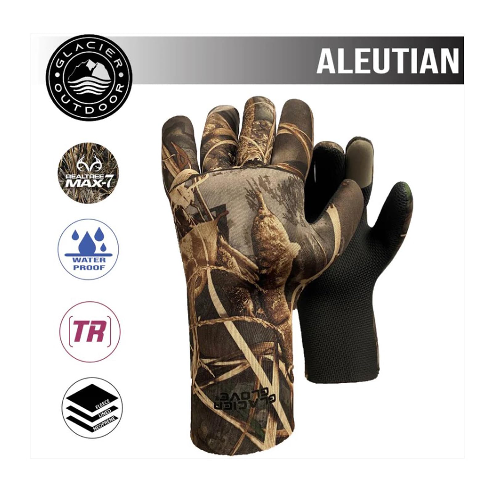 Glacier Glove Touchrite fingertips illustrating low-friction control