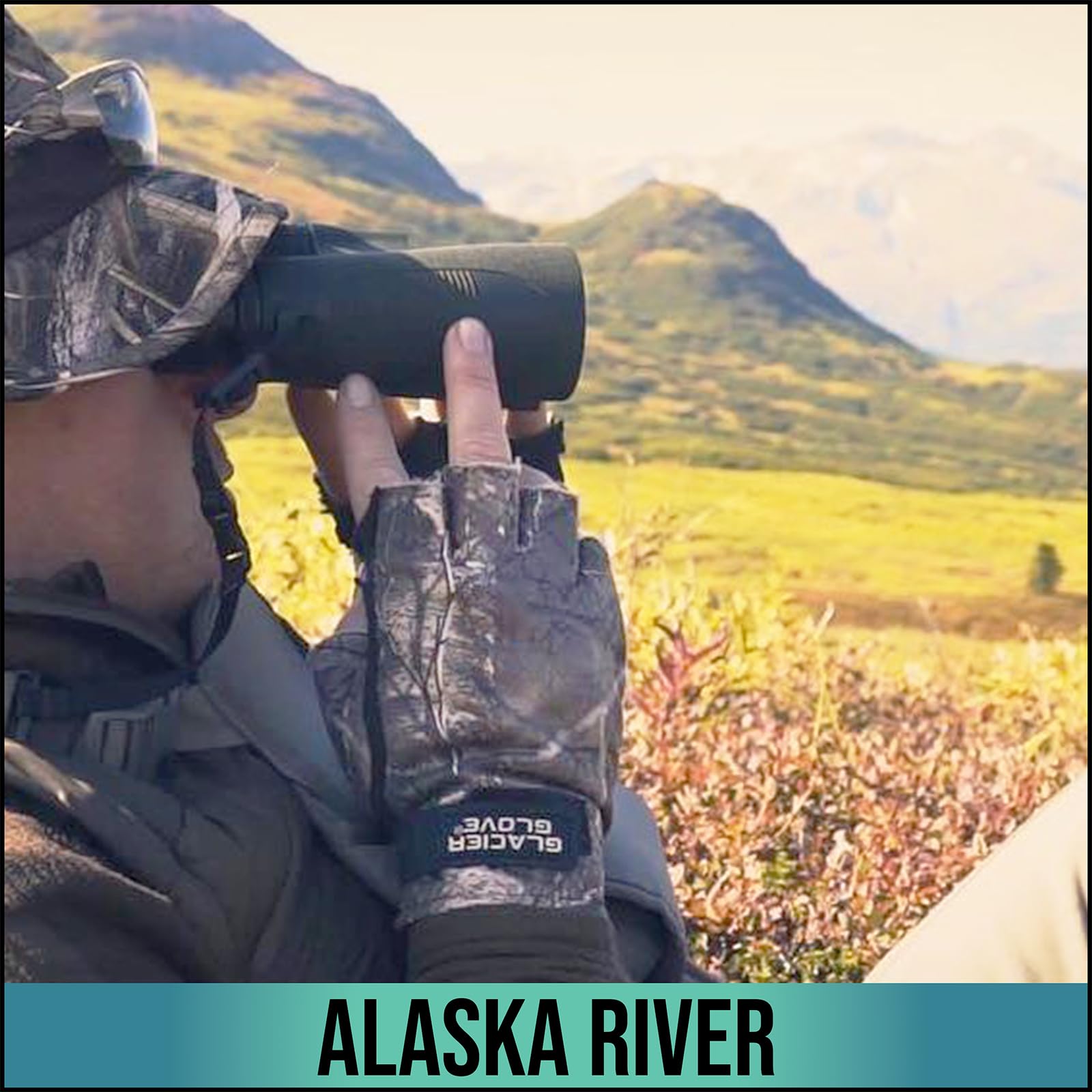Glacier Glove touchscreen compatibility enables phone use without removing gloves.