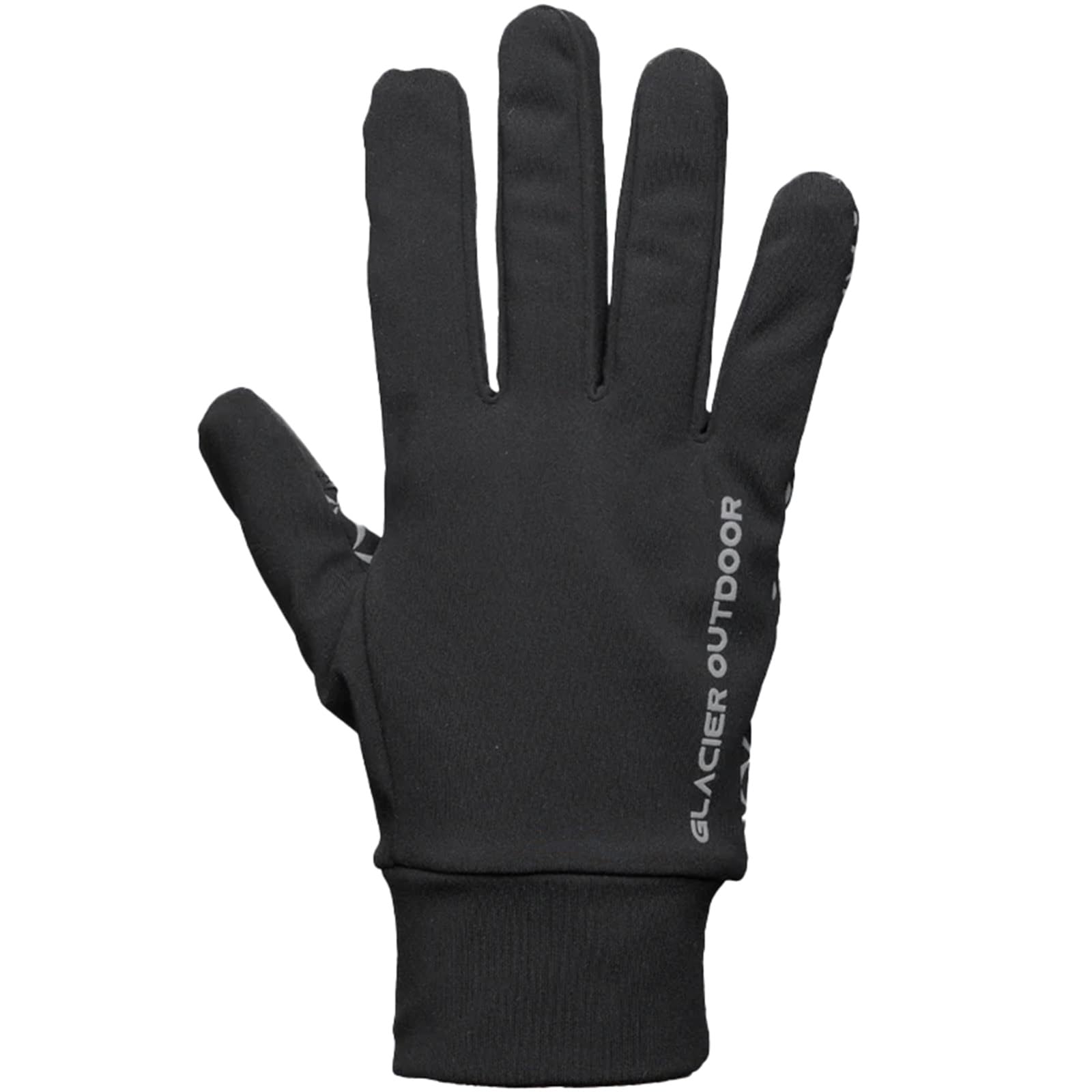 Glacier Glove touchscreen-compatible fingertips enable phone use without removal.