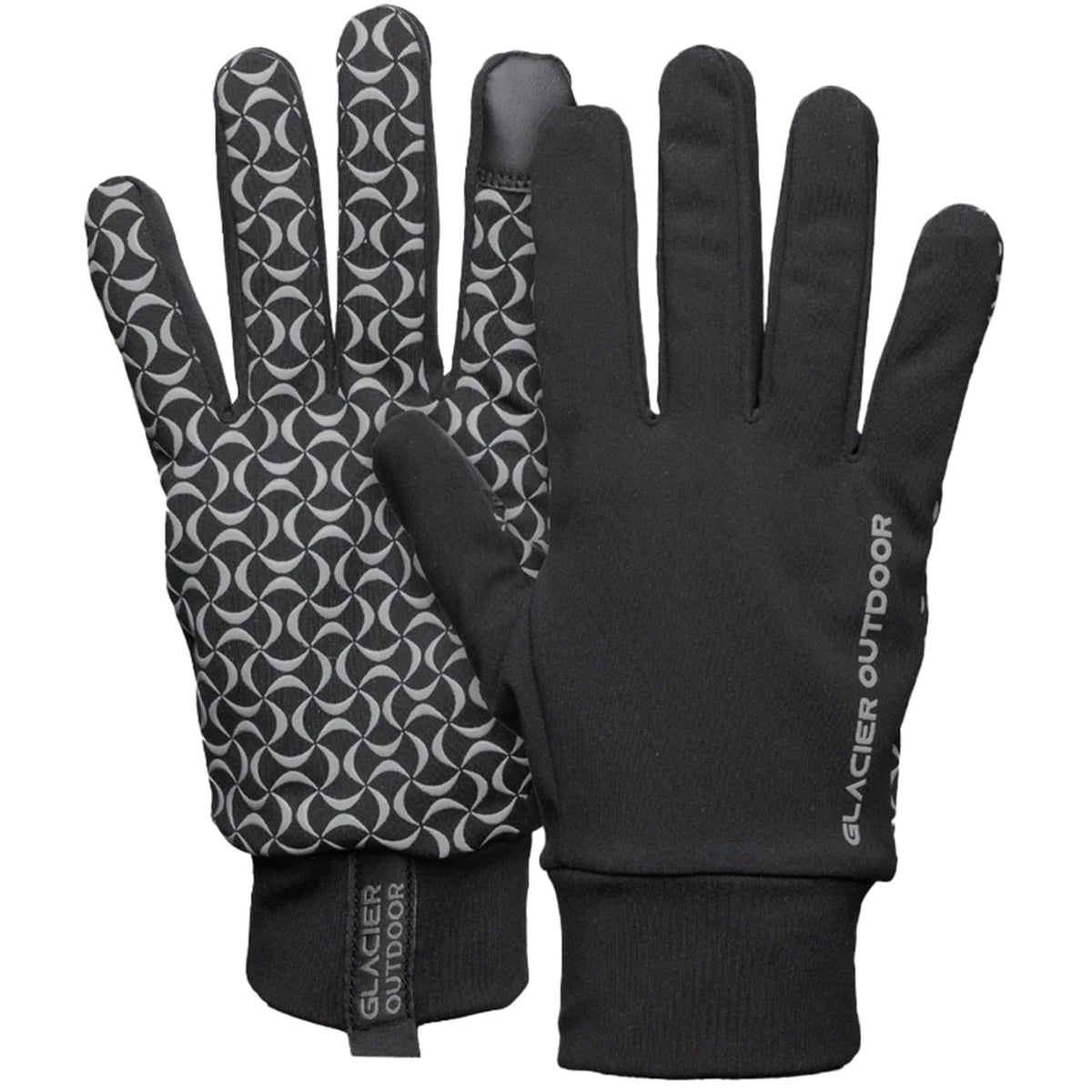 Glacier Glove Ultra-Stretch Liner fabric close-up highlights flexibility for precise grip.