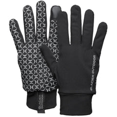Glacier Glove Ultra-Stretch Liner fabric close-up highlights flexibility for precise grip.