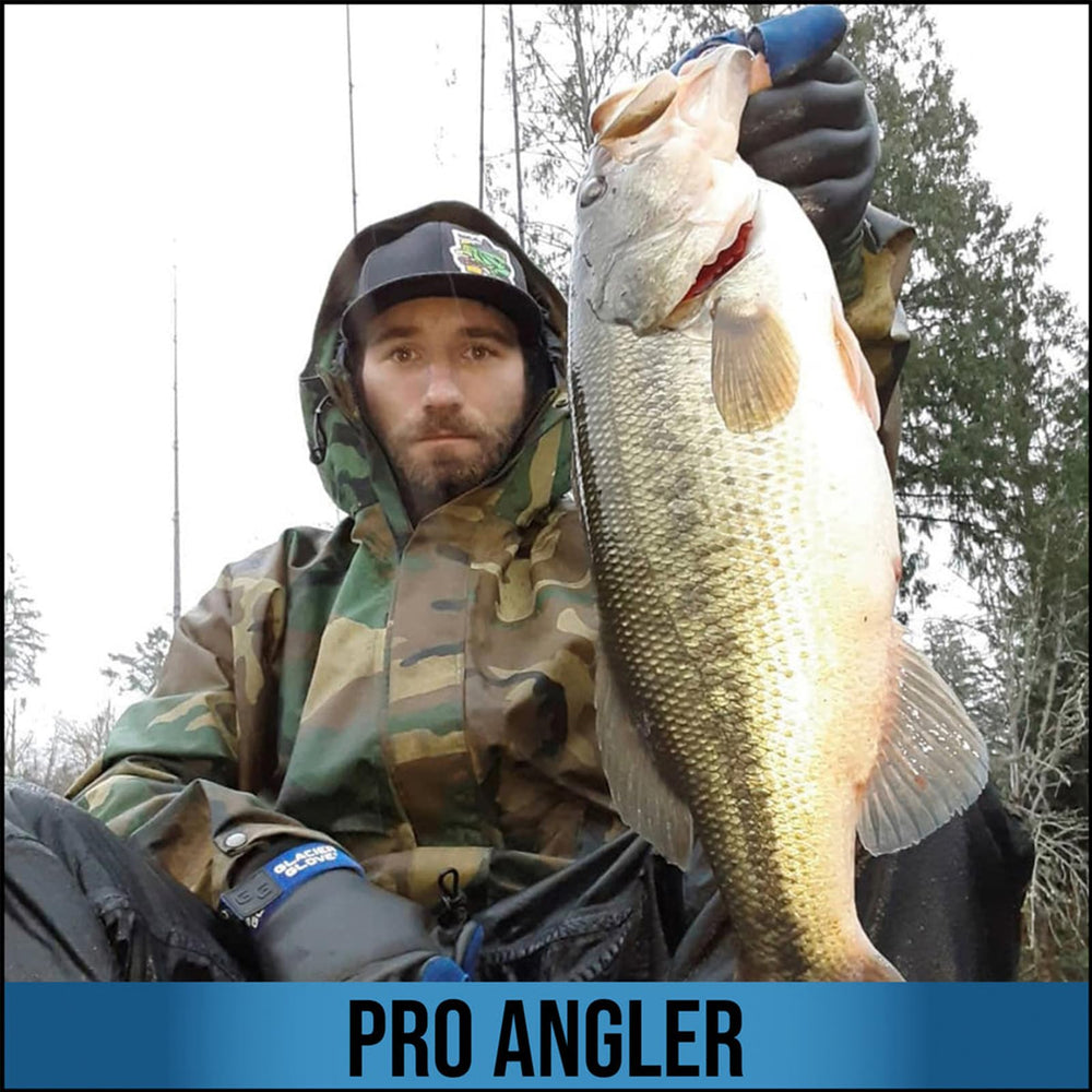 Glacier Glove Pro Angler worn for boating in icy weather