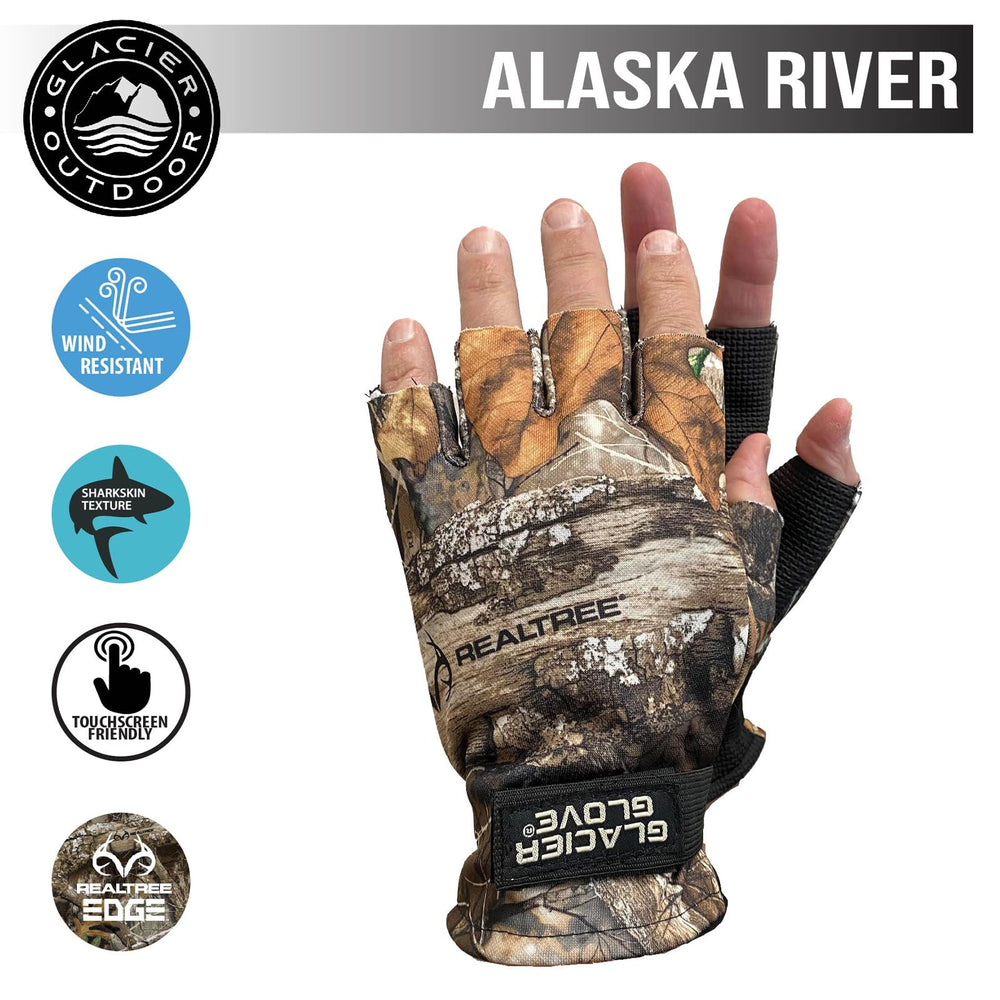 Glacier Glove adjustable velcro strap for secure, comfortable fit during activities.
