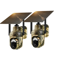 GLEEMALL trail camera 360 view live feed enables comprehensive wildlife monitoring.
