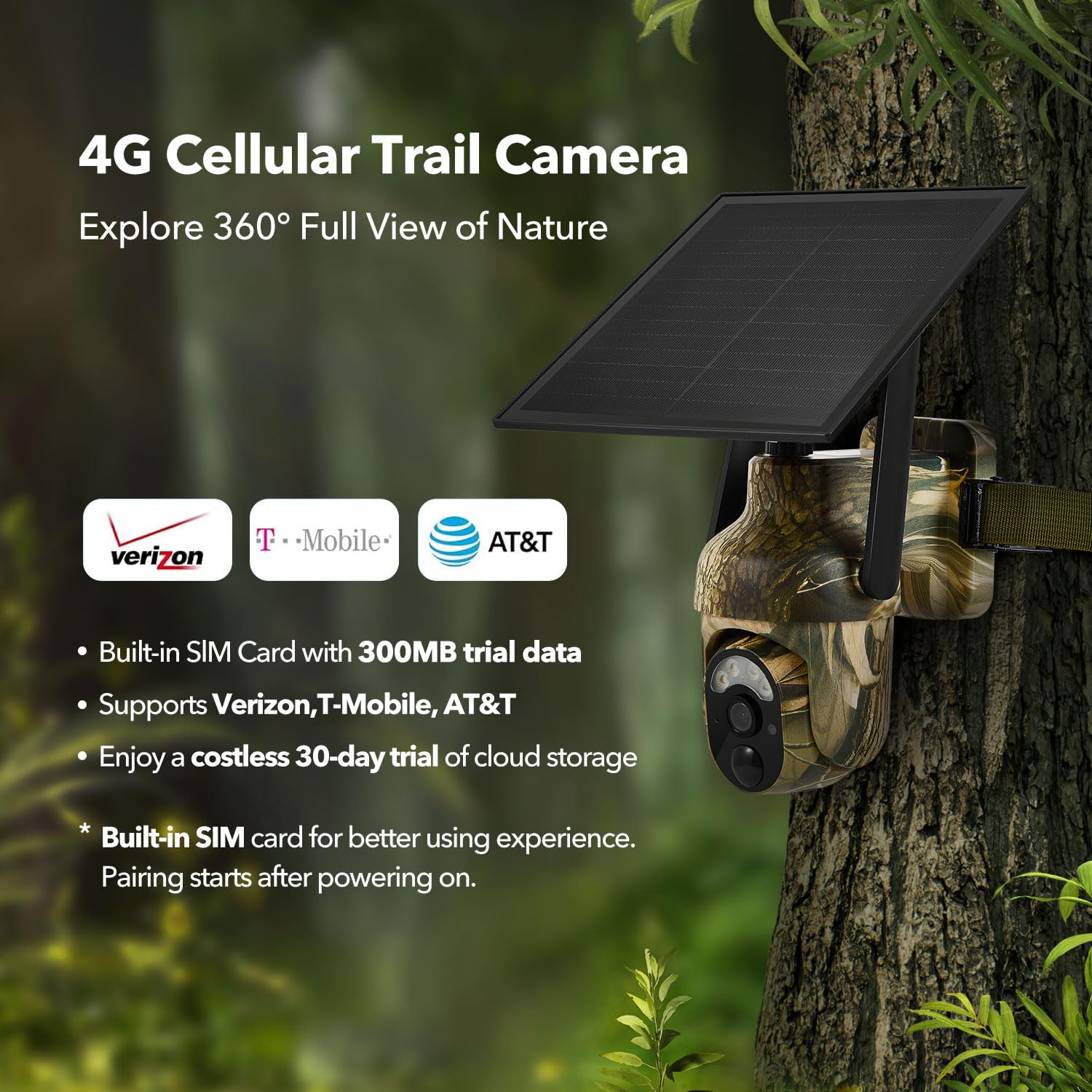 GLEEMALL trail camera IP65 waterproof design withstands harsh outdoor conditions.