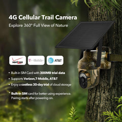 GLEEMALL trail camera IP65 waterproof design withstands harsh outdoor conditions.