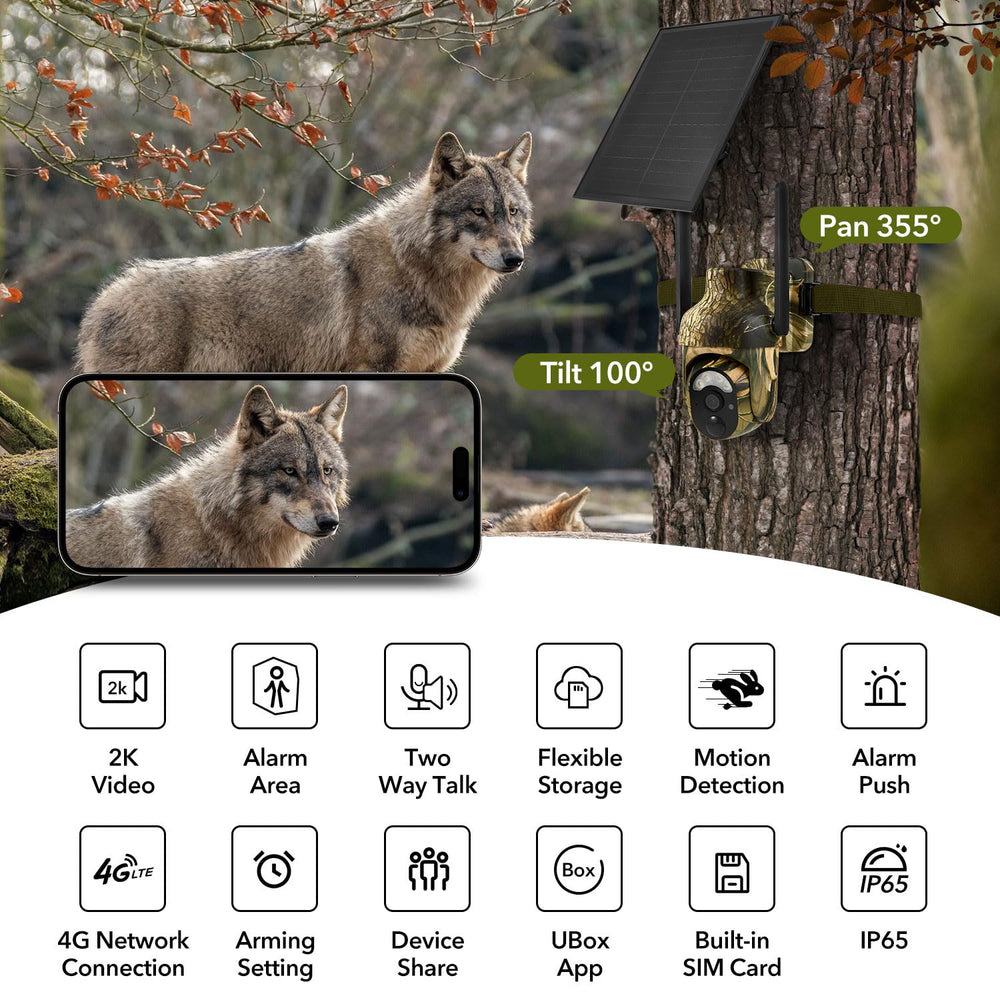 GLEEMALL trail camera remote phone access lets you monitor from anywhere.