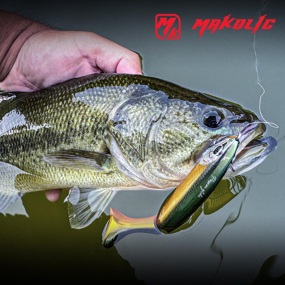 Well-balanced wake bait weight for long, accurate casts