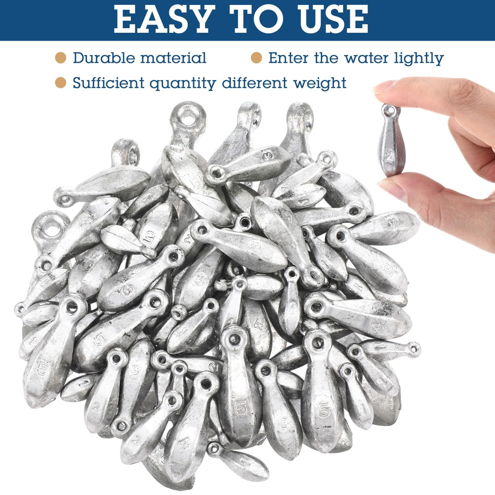 Glimin 66-piece fishing sinkers 5 oz