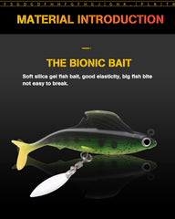GLL rotating leaves create vibrations that may attract predatory fish.