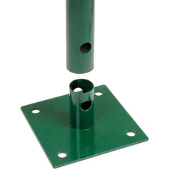 Global Industrial Wave Bike Rack in green color complements outdoor spaces.