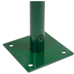 Global Industrial Wave Bike Rack features powder coated steel for durability.