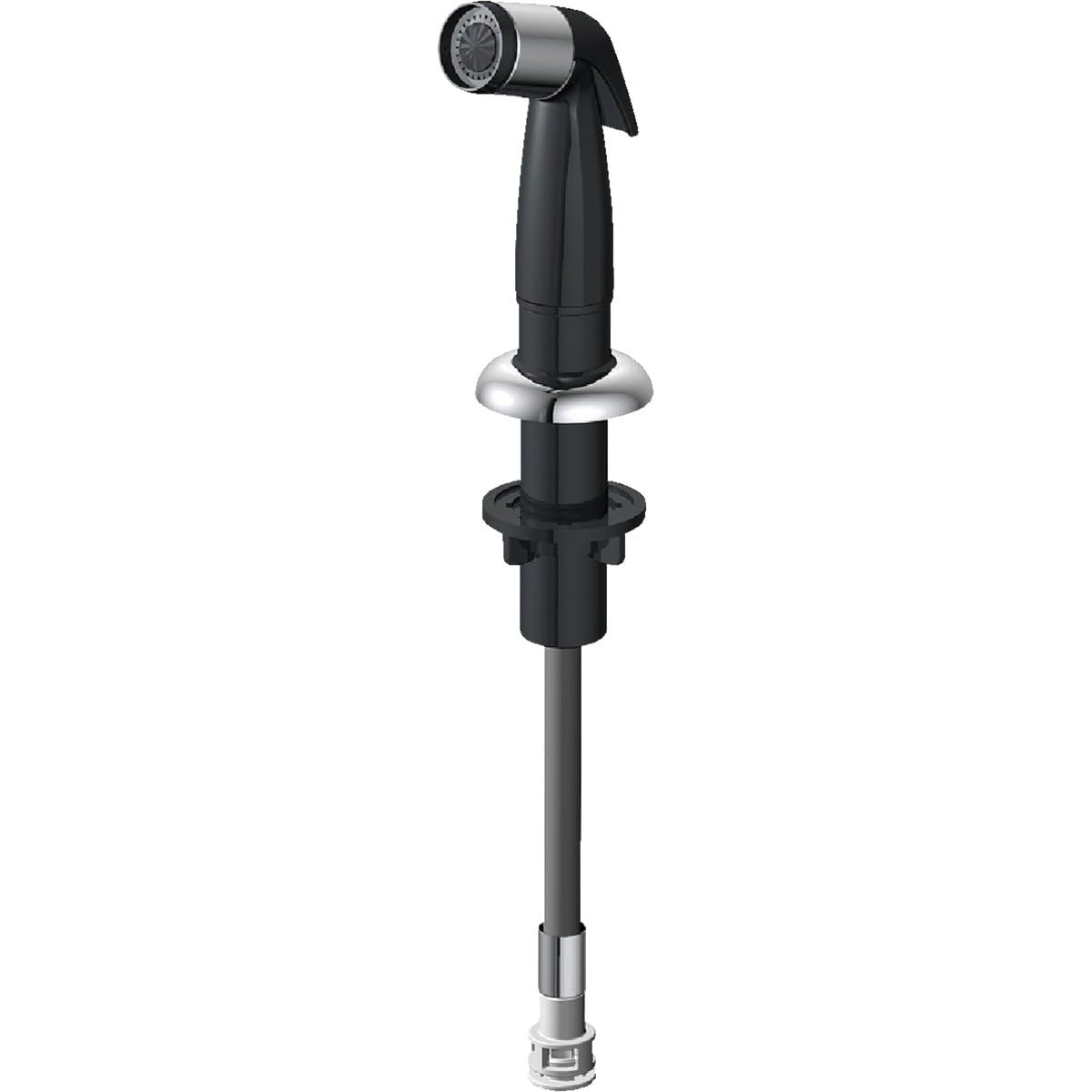 Globe Union A664277NCP Home Impressions black kitchen sprayer and hose assembly for easy cleaning