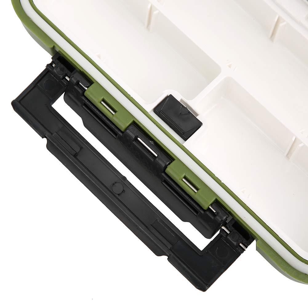 GLOGLOW ABS portable tackle box with durable handle for easy carrying.