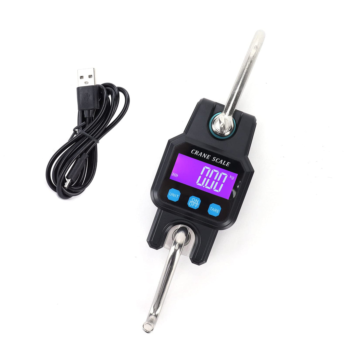 Front view of Glomora Digital Crane Scale 300kg/600lbs