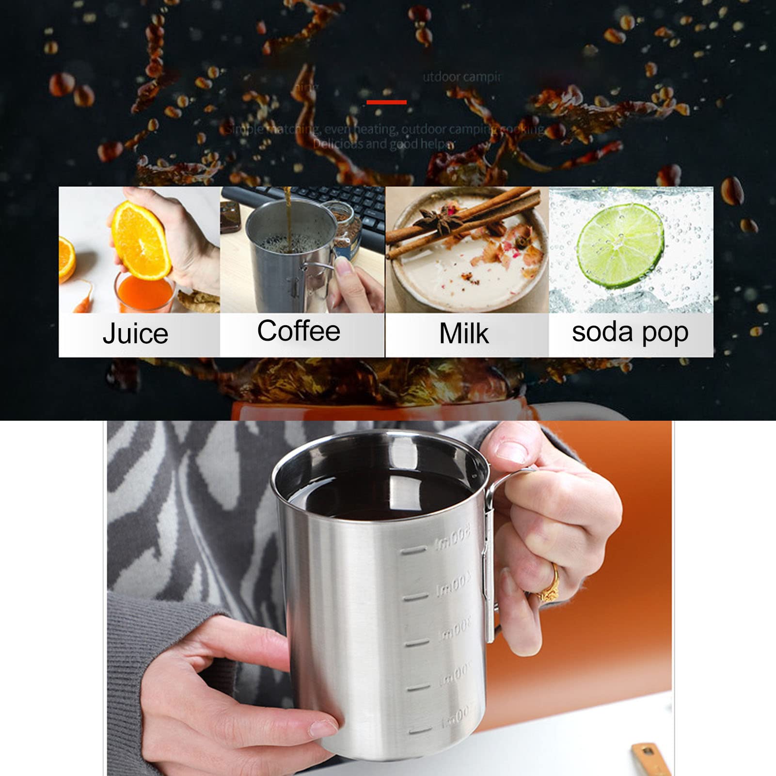 Glomora 17oz cup blends practicality with portability for outdoor use.