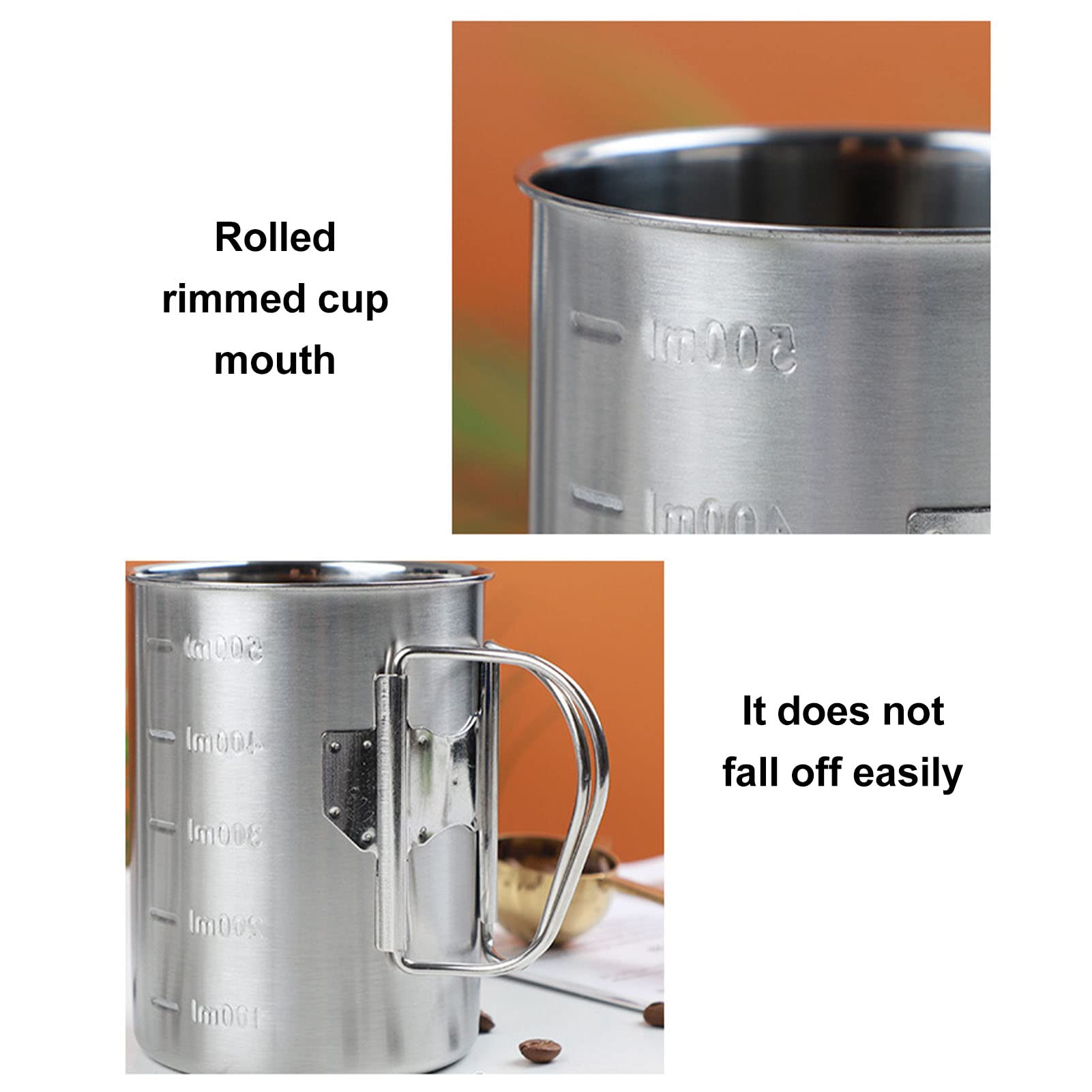 Glomora heat-tolerant cup withstands direct heating on camp stoves.