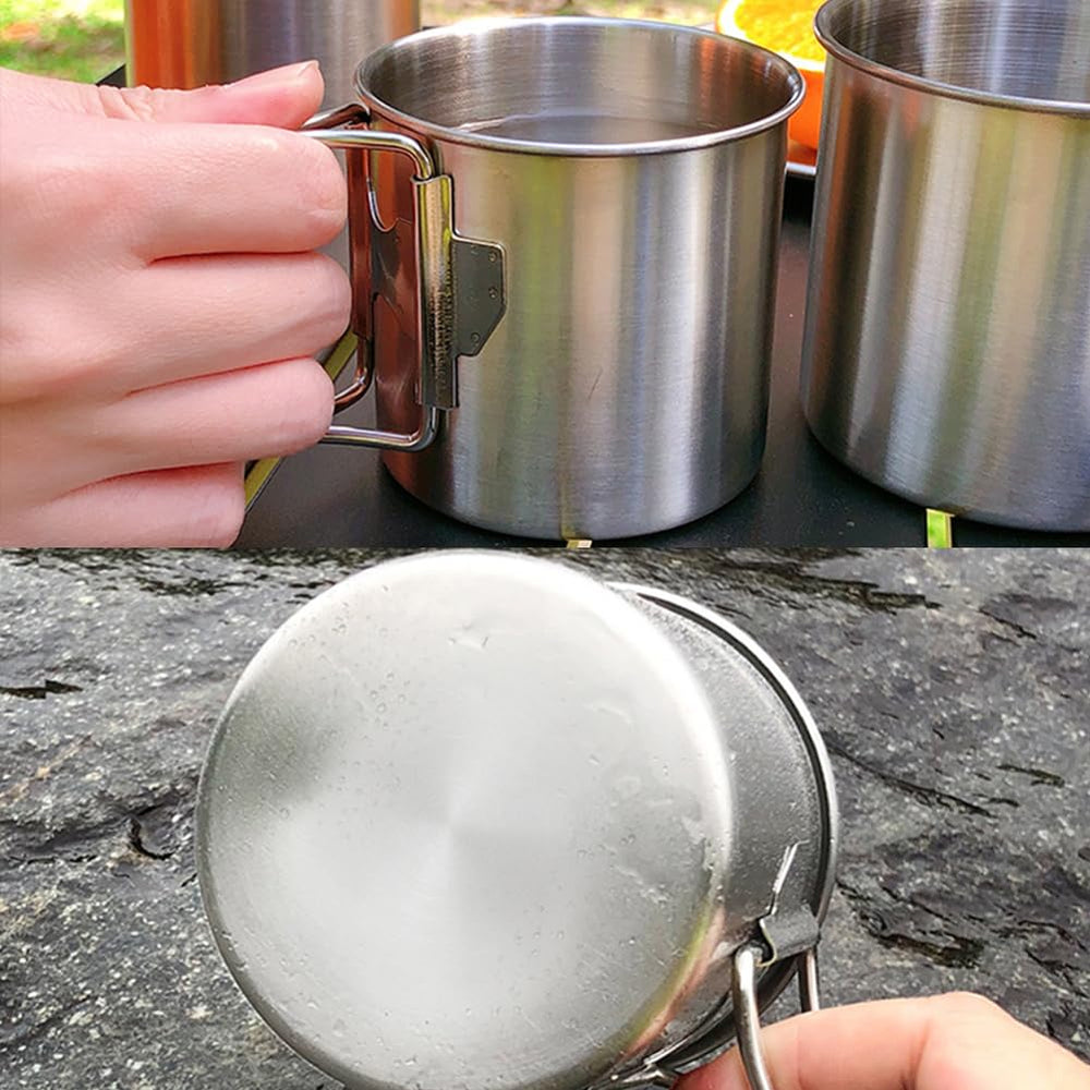 Glomora camping cup resists corrosion and wear after repeated use.