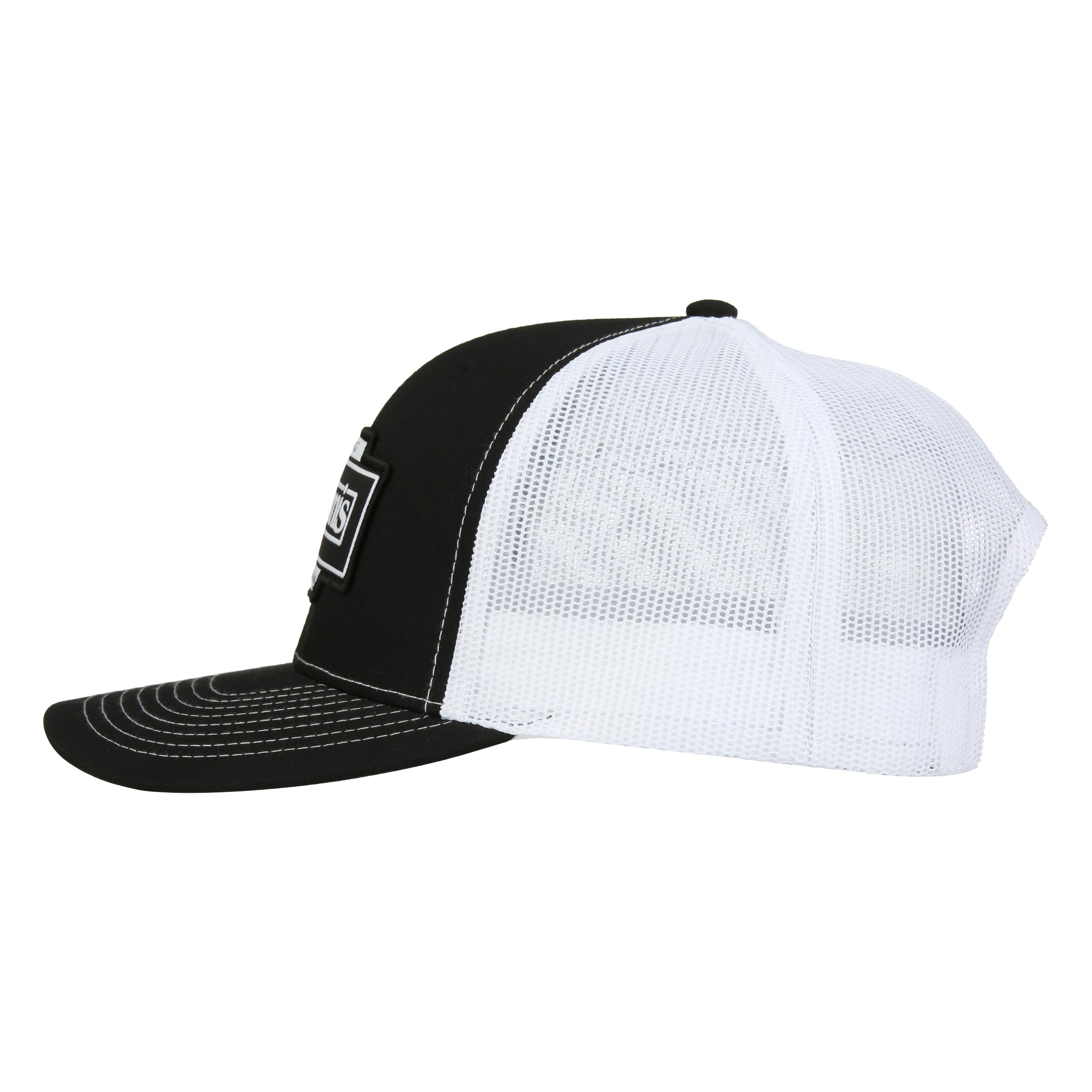 Close-up of the G. Loomis cap showing a precurved visor for immediate wear.