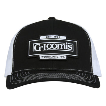 Back view of the G. Loomis cap highlighting adjustable snapback for one-size-fits-most comfort.