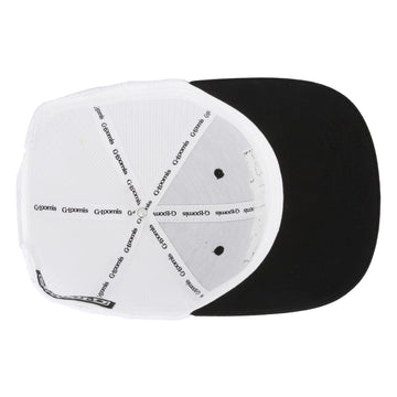 Side angle of the G. Loomis cap focusing on construction and edge finish.