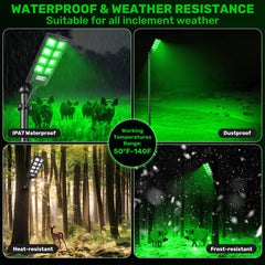 GLOPHOK IP66 durable hog lights withstand harsh weather for outdoor use.