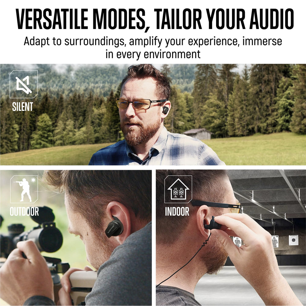 GLORYFIRE in-ear design stays secure during rapid movements.