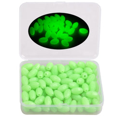 Glow Fishing Beads 120pcs green color