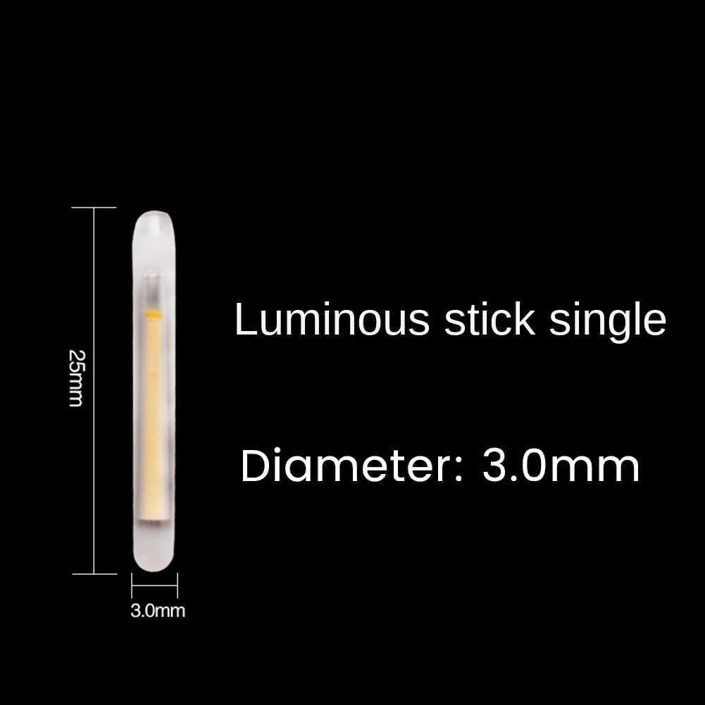 Ready-to-use glow sticks; bend to activate