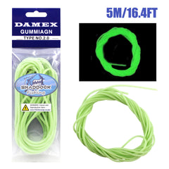 Easy-to-use glow tube attached to fishing line and rig