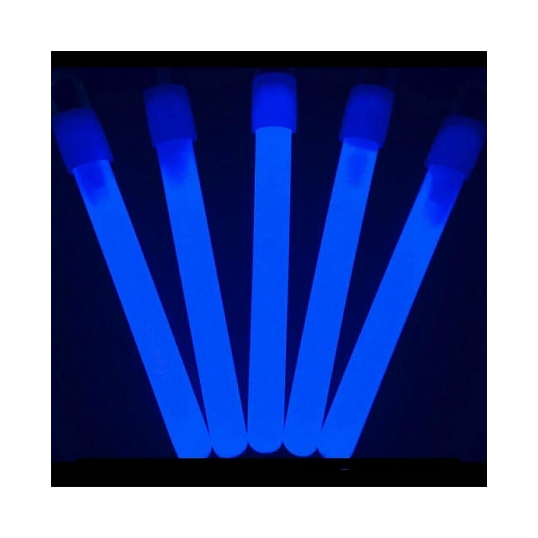 Glow With Us blue glow sticks 100-pack illuminate events with vibrant color