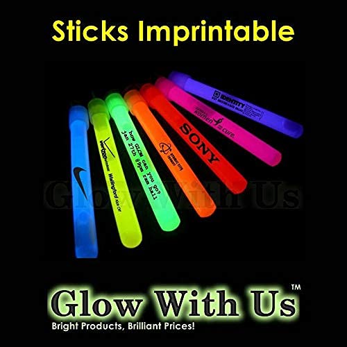 Glow With Us foil-bag 50-sticks 4-inch glow sticks packaging protects from light and heat