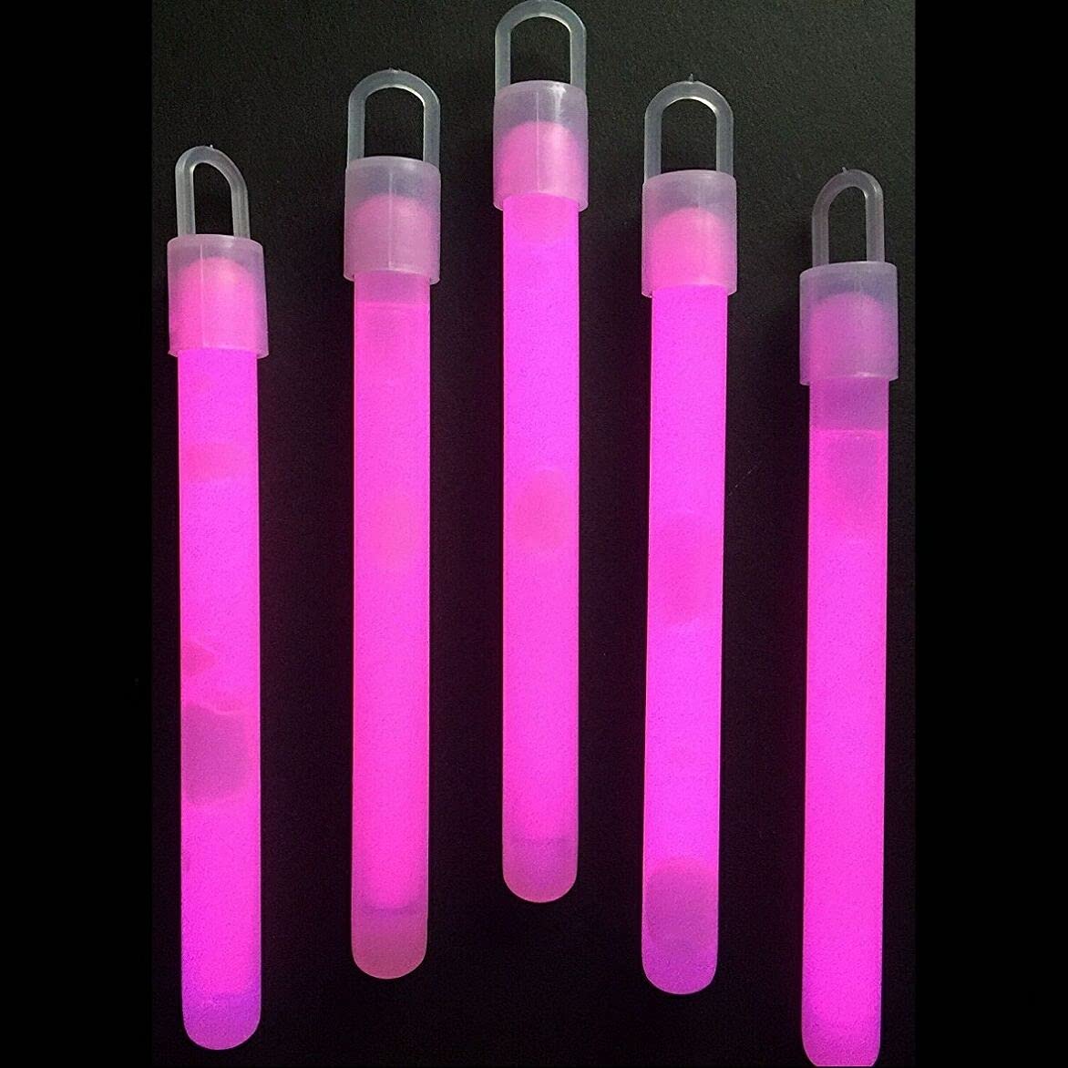 Glow With Us pink 4-inch glow sticks bulk packaging for party decorations and safe handling