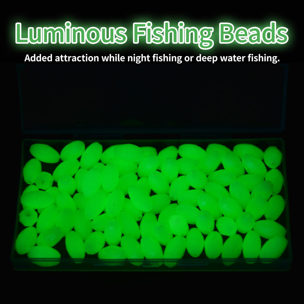 Glow beads 100pcs in plastic bag
