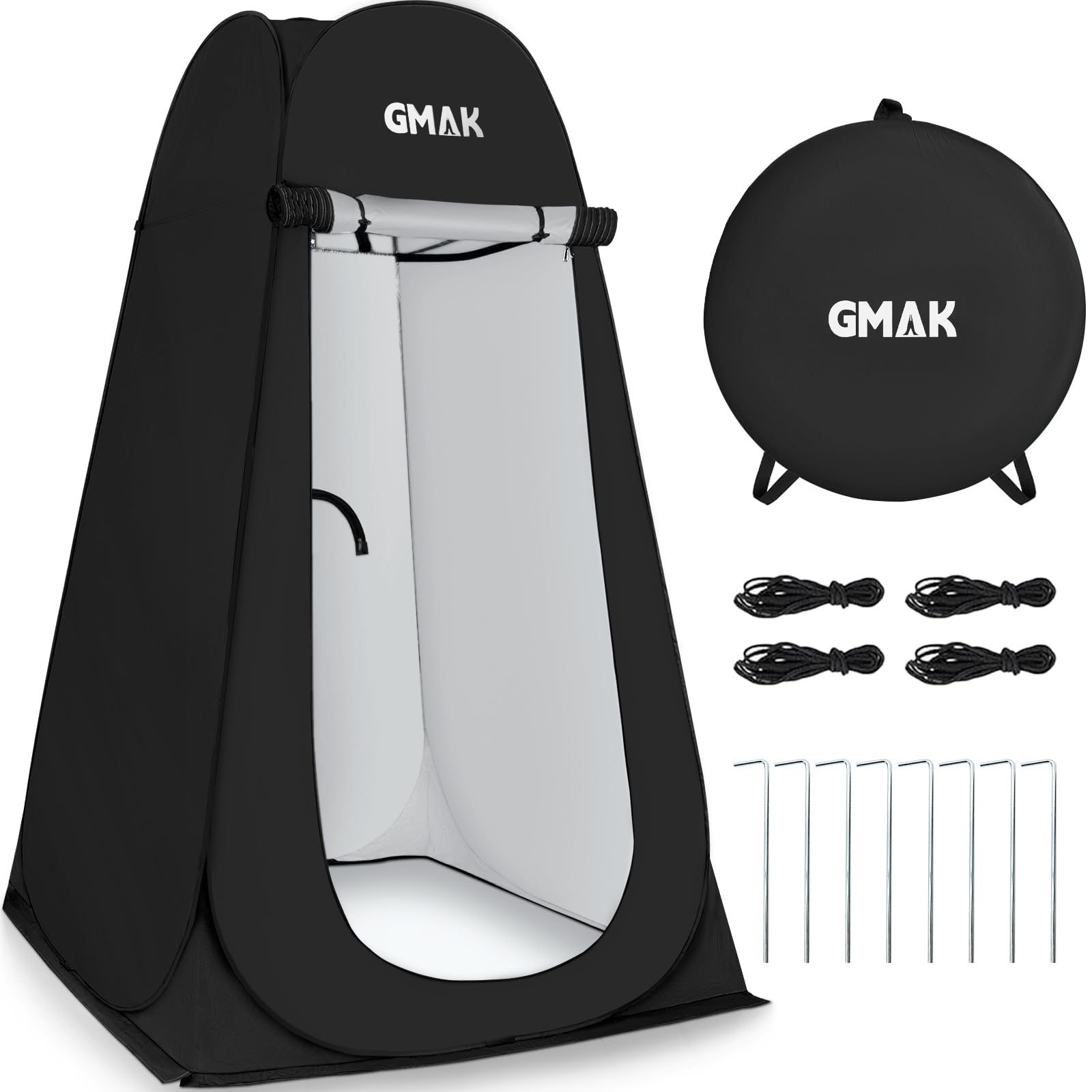 GMAK Pop Up Privacy Tent open setup for quick private changing space at the beach