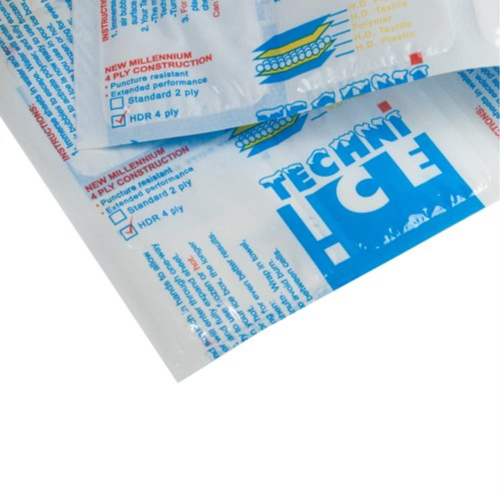 GMS Techni Ice HDR 4-Ply sheets stored in a cooler for safe, cold storage