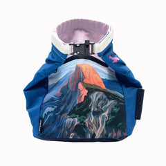 Gnarly Dood Yosemite chalk bucket lid showing secure Hook and Loop closure to reduce chalk dust
